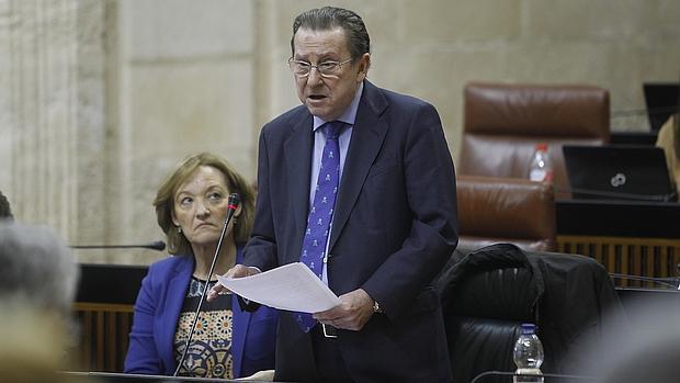 El consejero Emilio de Llera, en el Parlamento la pasada semana