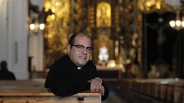 José Juan Jiménez Güeto, en la parroquia de la Trinidad