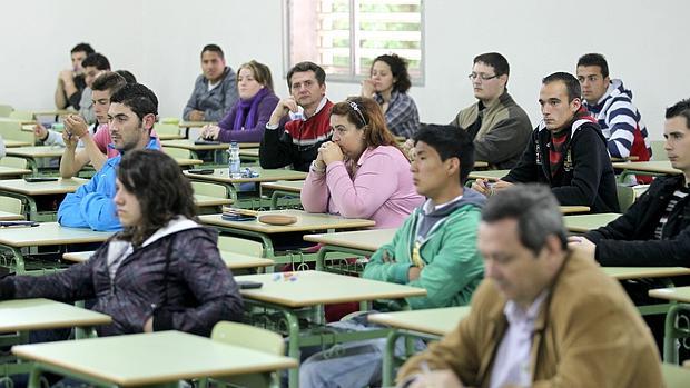 Uno de los últimos exámenes para obtener el Graduado de la ESO en Córdoba