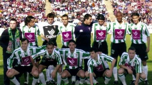 Imagen de una alineación titular en la temporada 2002/2003