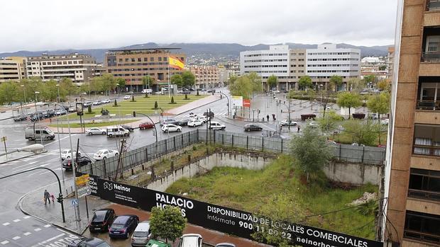 Solar en que se construirán las viviendas, en el Pretorio