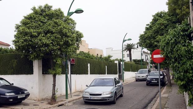 Una calle de la barriada de El Brillante, donde se produjeron los hechos