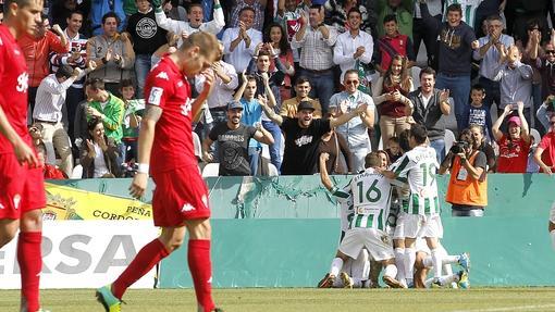 Córdoba-Sporting, de la temporada 2014