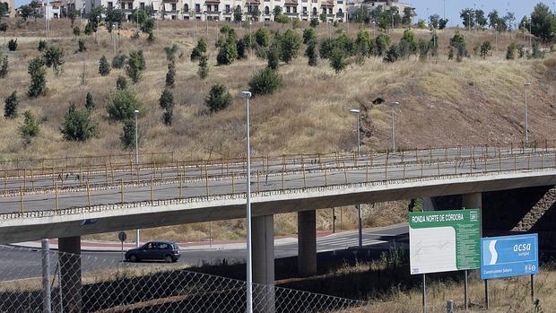 Imagen del tramo d ela Ronda Norte, paralizado y que reactivará el Ayuntamiento