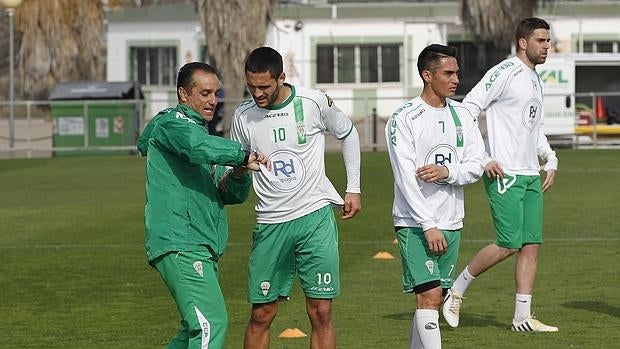 Oltra y Florin Andone, en la Ciudad Deportiva