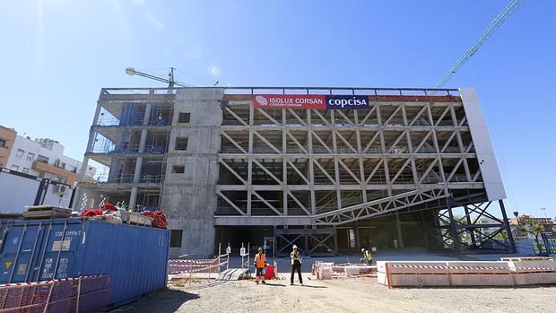 Estado actual de las obras del Palacio de Justicia de Córdoba