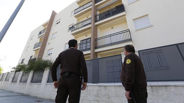 Agentes de seguridad privada en el Parque Azahara