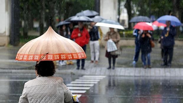 Lluvia reciente caída en Córdoba