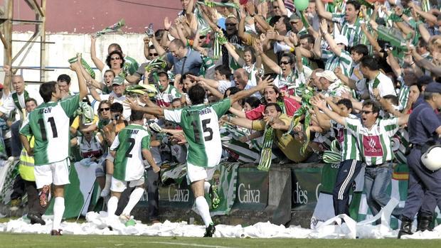 Celebración en Huesca del último ascenso a Segunda