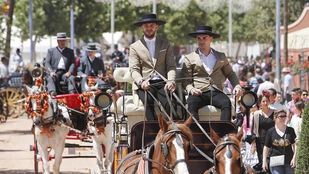 Los carruajes y caballos han protagonizado la jornada del sábado