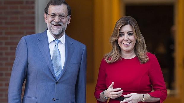 Mariano Rajoy y Susana Díaz, en una imagen de archivo