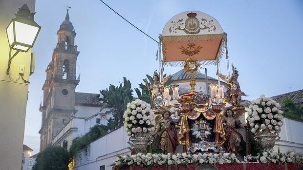 Paso con la Custoria de la procesión del Corpus de Ánimas