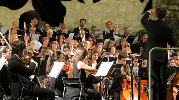 La orquesta del Conservatorio de Lucena en una actuación reciente