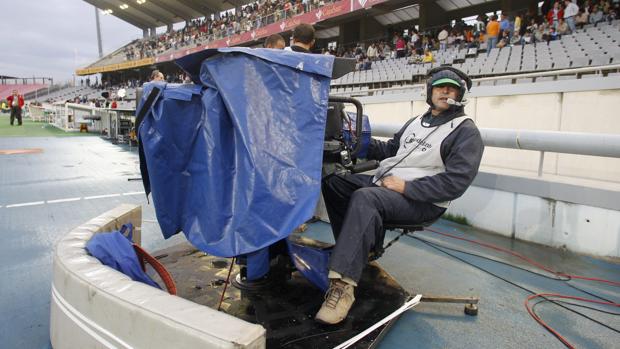 Un operador de cámara, en El Arcángel