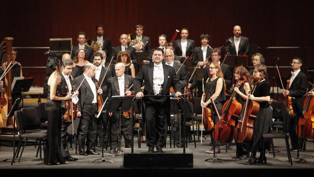 La Orquesta de Córdoba, durante un concierto reciente