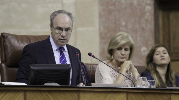 Juan Pablo Durán, en una sesión parlamentaria