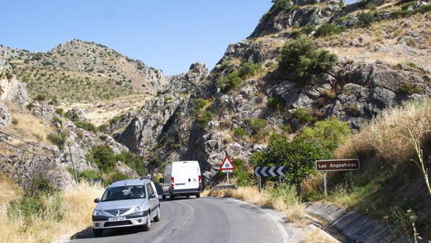 Tramo de las Angosturas, en la carretera A-333 hasta Priego de Córdoba