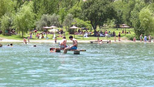 La «Playita» en Zahara de la Sierra