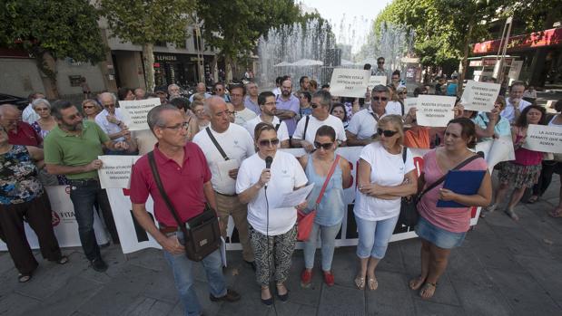 Manifestación de los trabajadores de Pérez Giménez