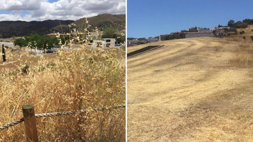 El antes y el después de la limpieza en los Dólmenes de Antequera