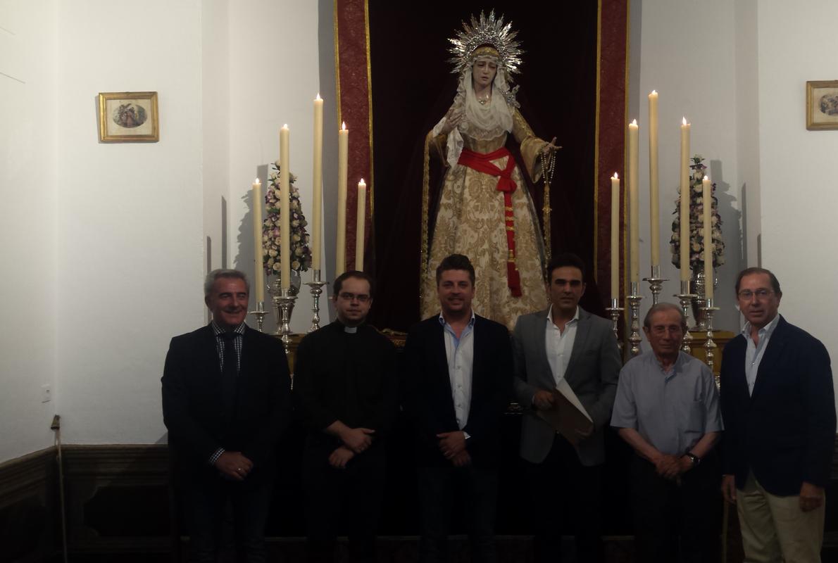 Firma del contrato del Nazareno para la Quinta Angustia