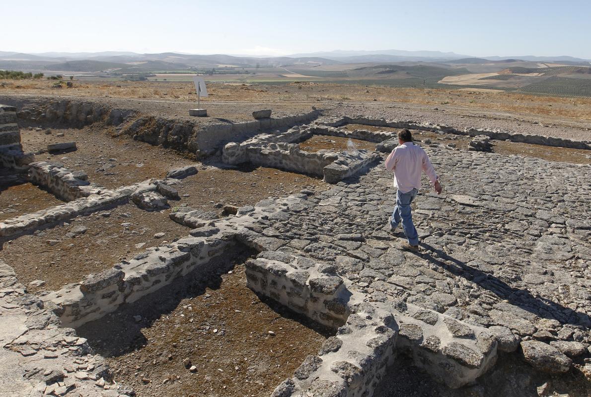 El yacimiento de Ategua, en una imagen tomada en agosto pasado