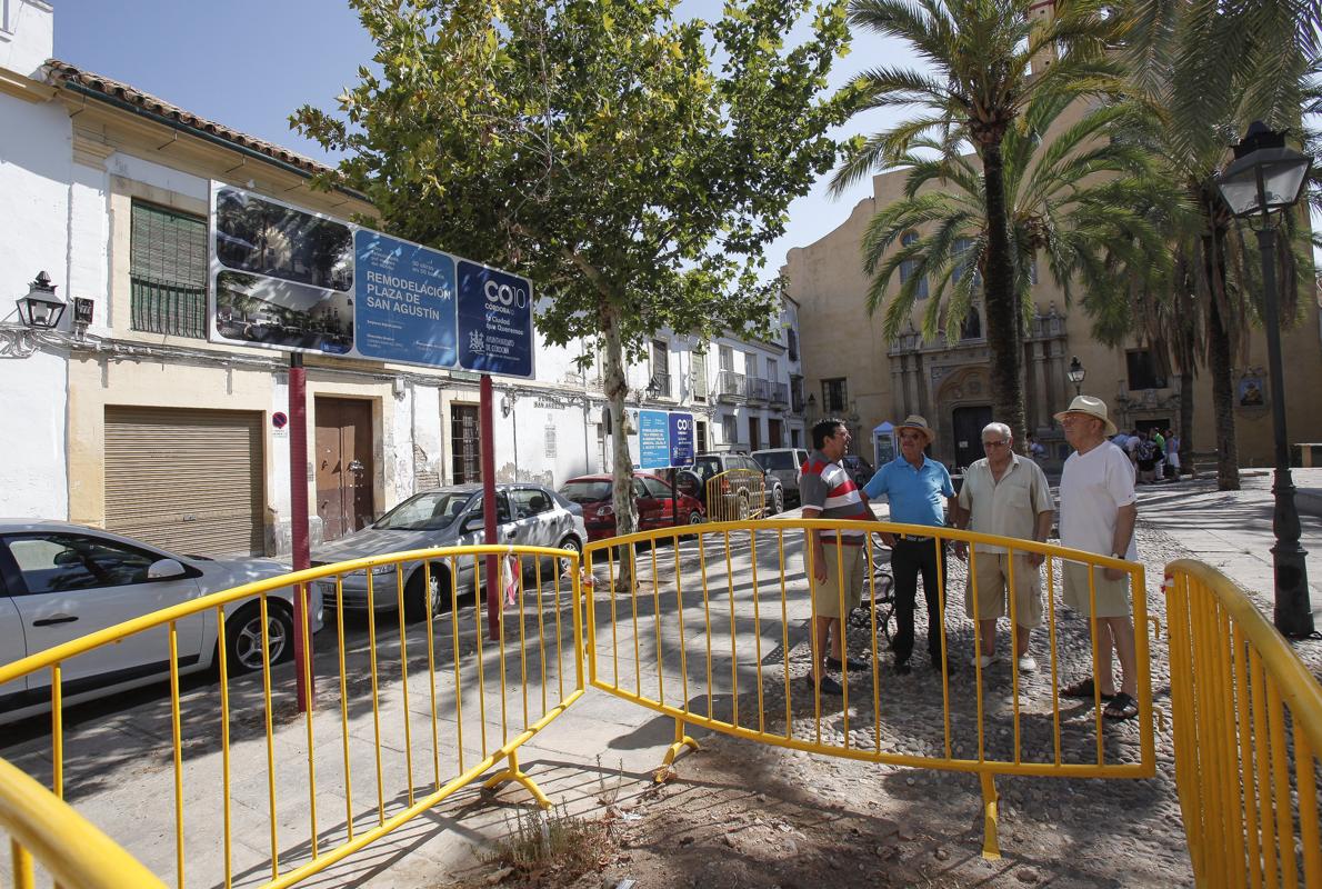 Obras en el barrio de San Agustín de Córdoba