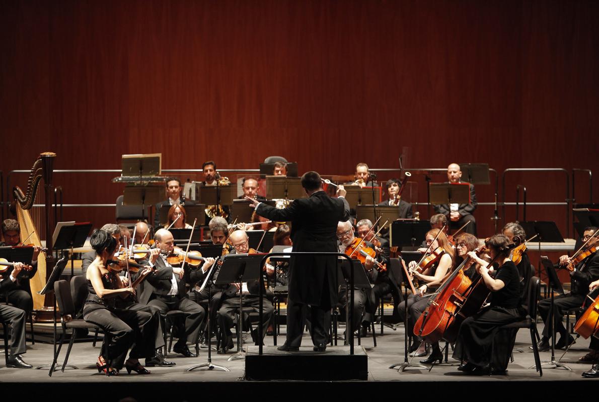 La Orquesta de Córdoba, durante un concierto