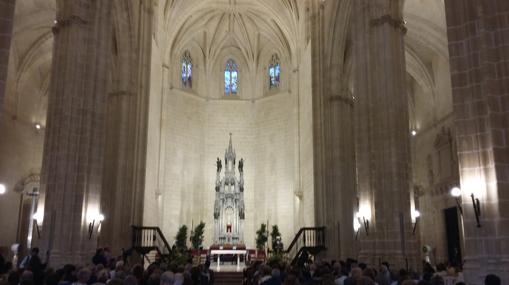 La nueva iluminación de la iglesia de Santiago de Jerez de la Frontera