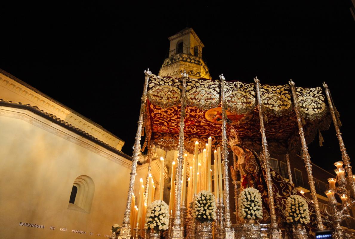 La Reina de los Mártires durante su procesión