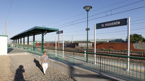 Parada de tren en El Higuerón