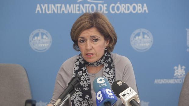 María Jesús Botella durante una rueda de prensa