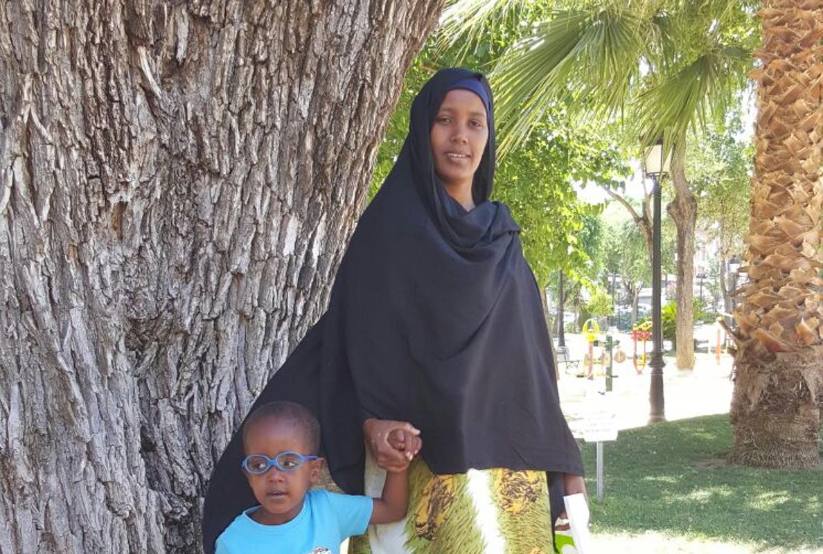 Habiba y Muaht, en su estancia en Córdoba