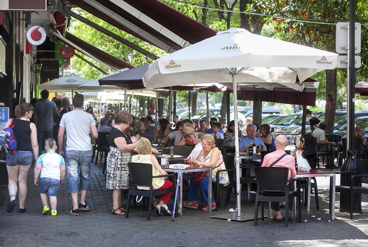 Veladores la Avenida de Barcelona de Córdoba