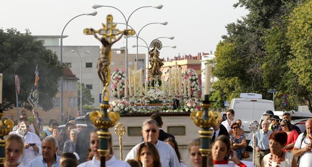 Virgen de la Asunción por las calles del Figueroa