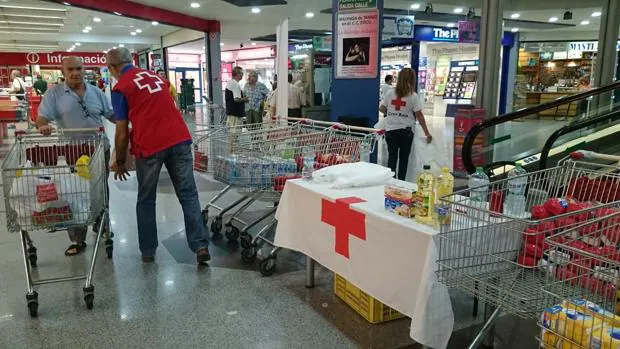 Voluntarios de Cruz Roja durante la Operación Kilo