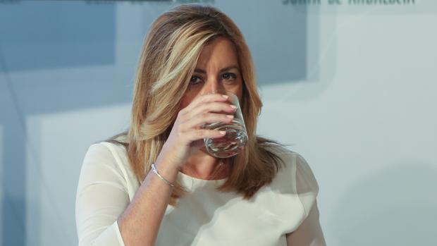 La presidenta de la Junta de Andalucía, Susana Díaz, en una imagen del pasado viernes en San Telmo