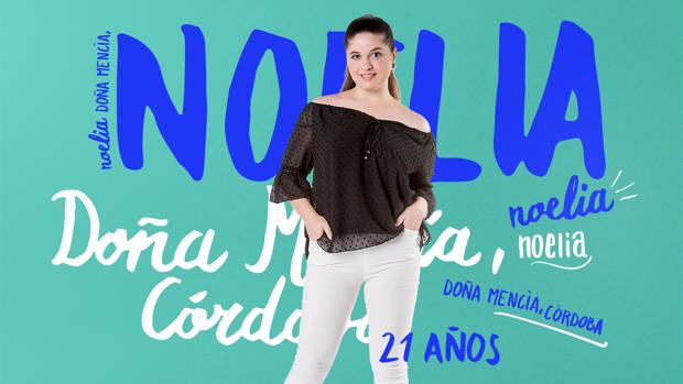 Foto promocional de Noelia en la web de Gran Hermano