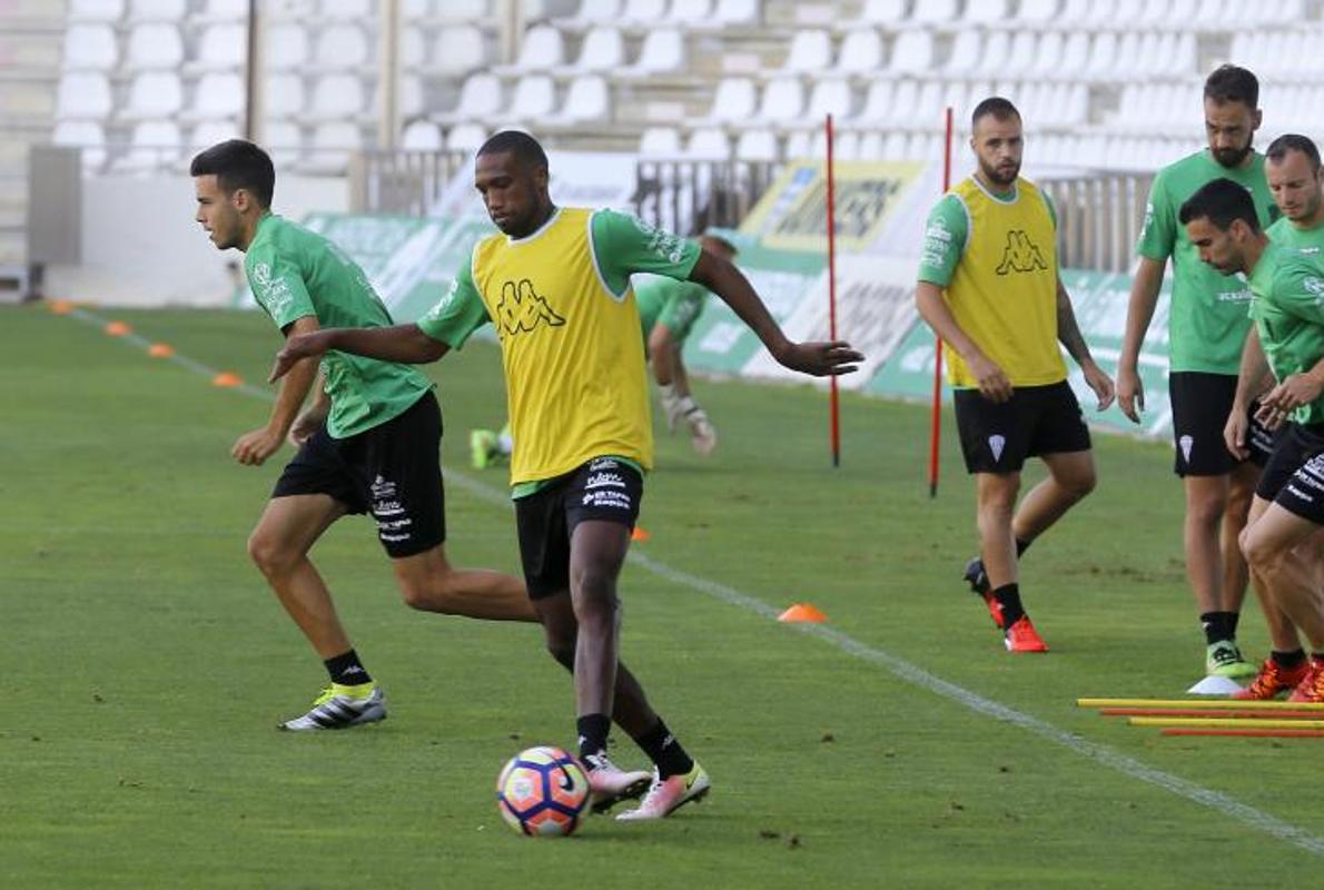 Bergdich, en un entrenamiento