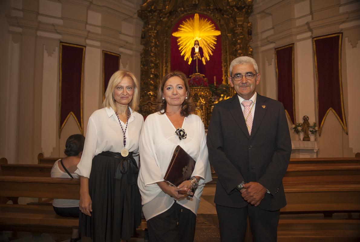 Inmaculada Luque, antes de comenzar su exaltación