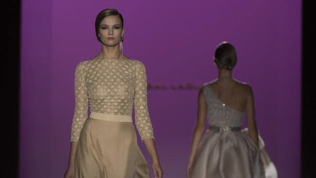 Desfile de Hannibal Laguna en la Madrid Fashion Week
