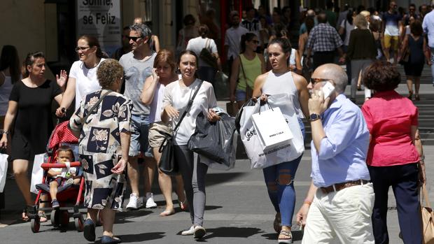 Estampa típica de verano en la capital cordobesa