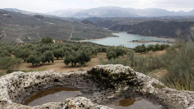 El embalse de Iznájar