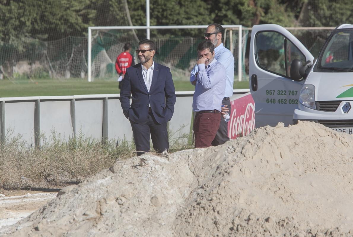 González y Jiménez, en la Ciudad Deportiva Rafael Gómez