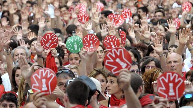 Concentración de protesta contra las agresiones sexuales