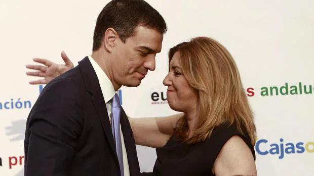 Susana Dïaz y Pedro Sánchez