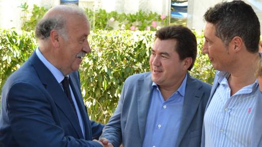 Vicente del Bosque junto a Alexander Grinberg