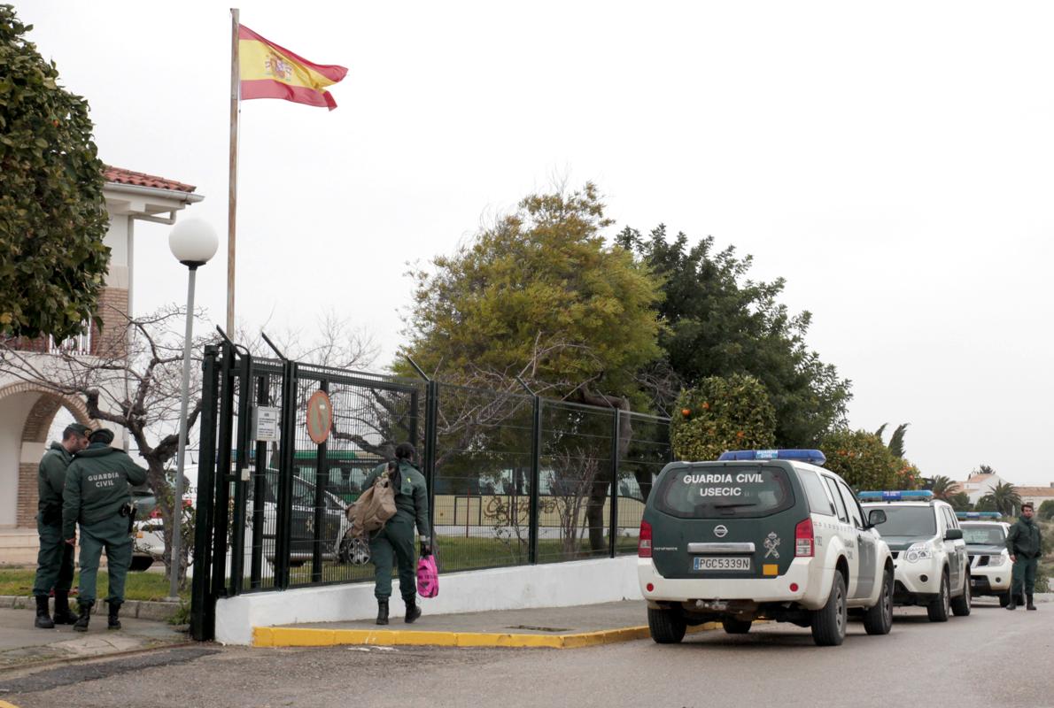 Agentes de la Guardia Civil de Córdoba tras una operación