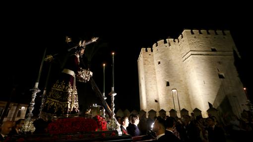 La imagen, al pasar por la Calahorra