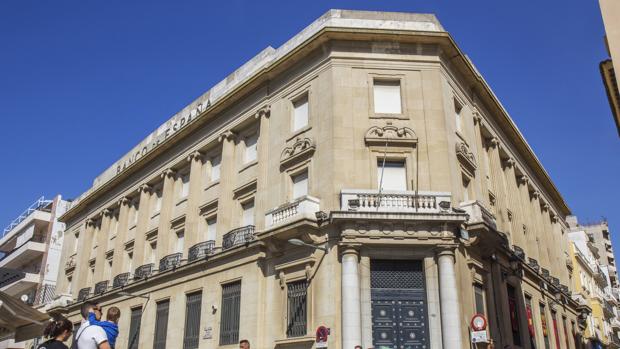 Edificio del Banco de España en Huelva